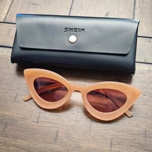 Shein Peach Jelly Cat Eye Sunglasses New